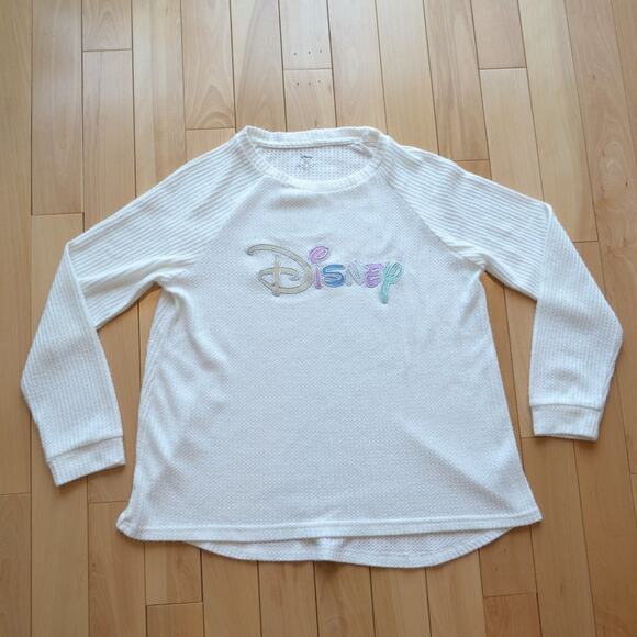 Disney Sweater White Women's Size Large Very Soft - Picture 5 of 5
